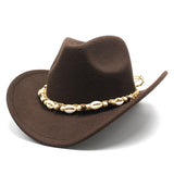 Cowboy Hats Western Cowboy Roll For Men Women Couples' Cap