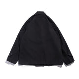 Men's Casual Suit Man Blzer Simple Style Labeling Casual Suit Jacket Men's Loose Lapels Suit Top