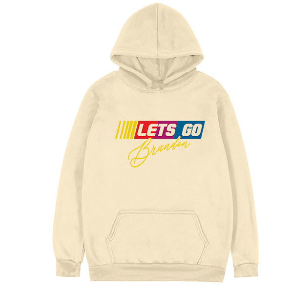 Let'S Go Brandon Hoodie Autumn Casual Long Sleeve Youth Pullover Hooded Sweater