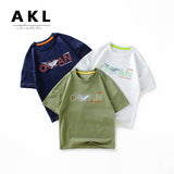 Children T Shrits Summer Boys Short Sleeve Printed Short Sleeve
