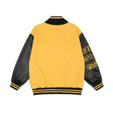 Baby Blue Varsity Jacket Loose Men and Women Autumn Jacket Baseball Uniform