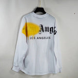Palm Angels Sweatshirts Printed Long-Sleeved T-shirt Men's and Women's Loose Bottoming Shirt