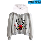 Stranger Things Hellfire Club Coat Stranger Things Season4 off-Shoulder Sweater
