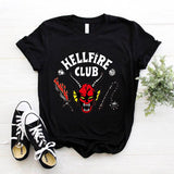 Stranger Things Hellfire Club T Shirt Stranger Things T Shirt Short Sleeve Men's and Women's T-shirt