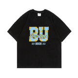 Men T-Shirt Summer Printed T-shirt Casual Loose Men