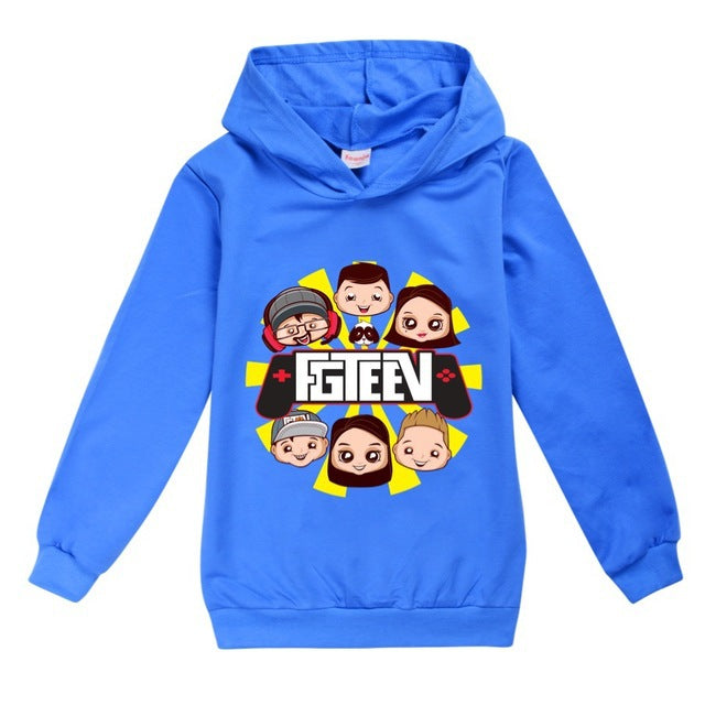 Fgteev T Shirt Hooded Sweater Pullover Top