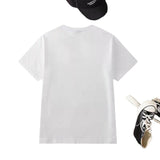 T Shirt Balmain Spring and Summer Print round Neck T-shirt Casual Bottoming Shirt