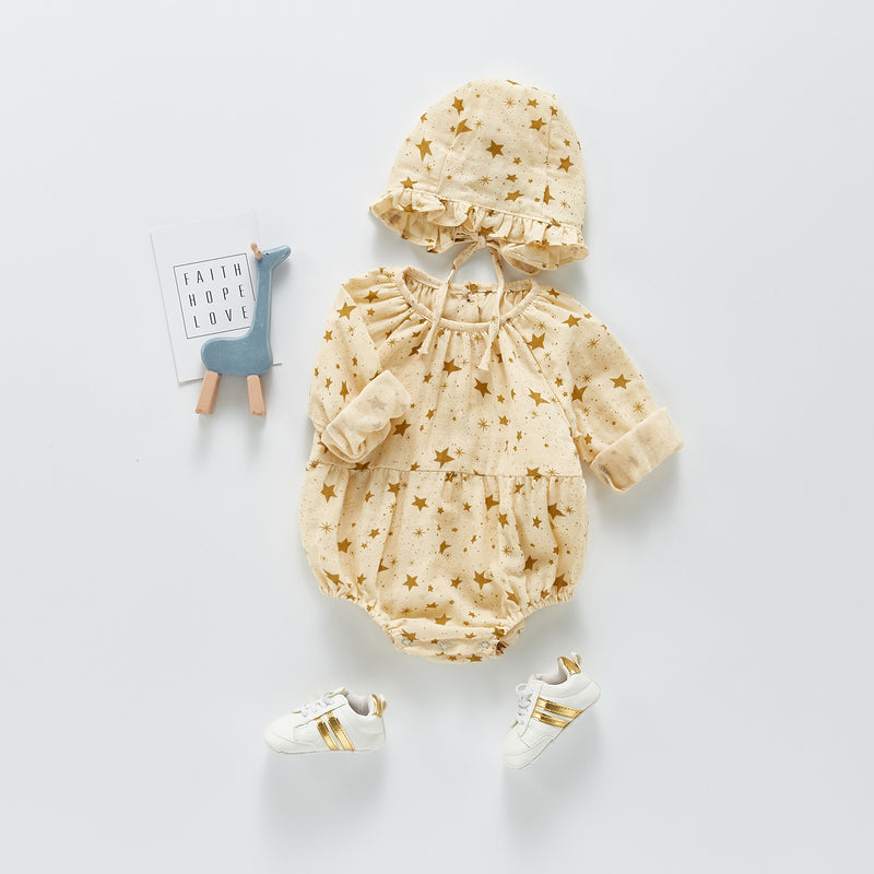 Spring Rompers Printed Jumpsuit Romper Outwear