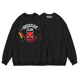 Stranger Things Hellfire Club Coat Peripheral Sweatshirt Stranger Things round-Neck Pullover