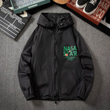 NASA Varsity Jacket Summer Men's and Women's Printed Jacket Hooded