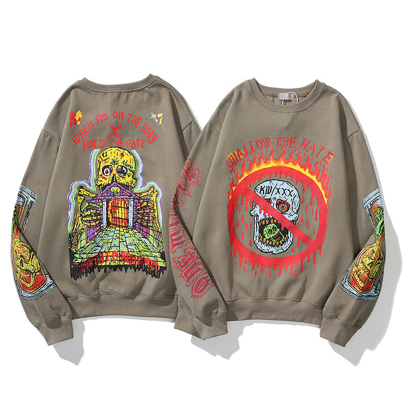 Cpfm Sweatshirt Crew Neck Sweater for Men and Women Cotton round Neck Long Sleeves