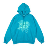 Mens Fall Outfits Loose Hooded Sweater Men and Women All-Matching Loose Preppy Style Sports Couple's Tops