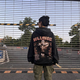 Saint Michael Hoodie Jerry Same Style Joint Name Fog Limited Heavy Distressed Vintage Hooded Sweater