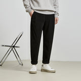 Mens Corduroy Pants Fall Casual Pants Men's Loose Straight Men's Ankle Length Pants