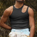 Men Rave T Shirt Sexy Sleeveless T-shirt Menswear Undershirt