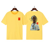 Cactus Jack McDonalds Shirt Rap Print Loose Short Sleeve