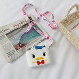 My Melody Bag Cartoon Kitty Kid's Messenger Bag Cute Silicone Wide Shoulder Strap Parent-Child Bag Candy Color Girls' Coin Purse Kulomi