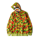 Bape Military Hoodie Men'S And Women'S Casual Camouflage Hooded Sweater