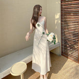 Marilyn Monroe Dress Vintage Backless Suspender Dress