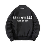 Fog Essentials Varsity Jacket Spring Outfit Jacket Men's Baseball Uniform Female