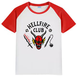 Stranger Things Hellfire Club T Shirt Men's and Women's Casual Short-Sleeved T-shirt