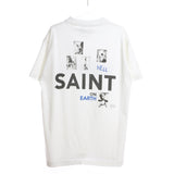 Saint Michael T Shirt Distressed Casual Loose Couple T-shirt