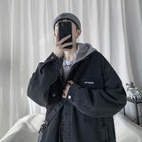 Men Denim Jacket Autumn and Winter Leisure Men's Clothing