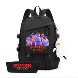 Stranger Things Hellfire Club Backpack USB Charging Backpack Student