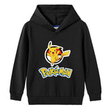 Children Pokemon Pikachu Hoodie Spring and Autumn Boys and Girls Cotton Hooded Sweater