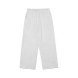Man Fall Outfits Cargo Pants Cartoon Bear Embroidery Workwear Casual Pants Men's and Women's Retro Straight Wide-Leg Pants