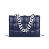 Sling Bags Woven Small Square Bag Summer Portable Women's Bag Chain Shoulder Bag