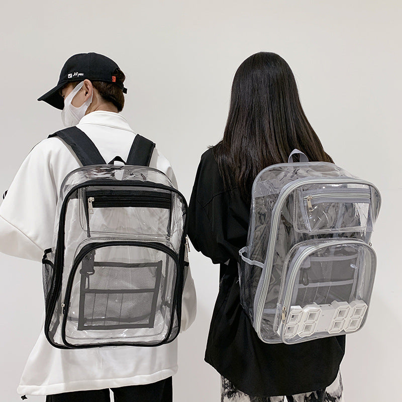 Clear Backpack PVC Backpack Large Capacity Backpack