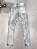 Purple Brand Jeans Hole Worn Jeans #7016