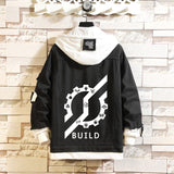 Comic Denim Jacket Anime Knight Coat Jacket Men and Women