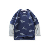 Children Boy Hoodie Children's Autumn Clothing Boy's Long-Sleeved T-shirt
