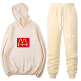 Travis Scott Astroworld Hoodie & Pant 2 Piece Set Autumn and Winter Warm Hoodie Men