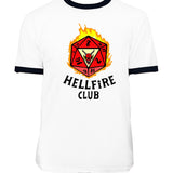 Hellfire Club Shirt Hellfire Club Letter Print T-shirt Short Sleeve
