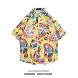 Men Beach T Shirts Printed Men's Shirt Casual Short Sleeve