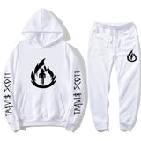 Travis Scott Astroworld Hoodie & Pant 2 Piece Set Sweater Hooded Set