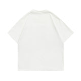 Men T-Shirt Summer Men's Printed T-shirt Casual Youth Bottoming Shirt