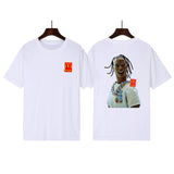 Cactus Jack McDonalds Shirt Rap Print Loose Short Sleeve