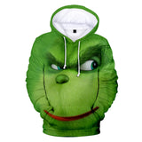 Grinch Hoodie Halloween Christmas Joy Grinch 3d Printed Hoodie