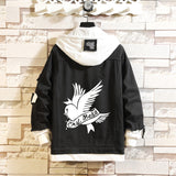 Comic Denim Jacket Men's and Women's Casual Spring and Autumn Top Coat