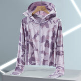 Sun Resistant Clothes Outdoor Sun-Proof Clothes Women's Ice Silk Summer Sun Protection Clothing