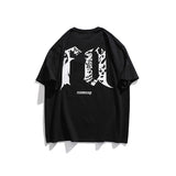 Men T-Shirt Summer Men's Printed T-shirt Loose Retro