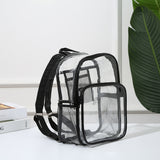 Clear Backpack PVC Transparent Jelly Backpack Travel Storage Bag