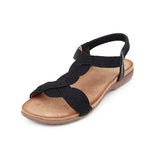 Flat Dress Sandals Summer Flat Hollowed Plus Size Casual Sandals