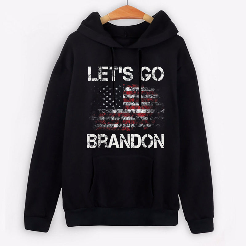 Let'S Go Brandon Hoodie Autumn And Winter Hoodie Men Women Fleece Hooded Sweater