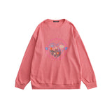 Preppy Aesthetic Sweatshirt Loose Men's and Women's Long Sleeves Sweatshirt Pullover