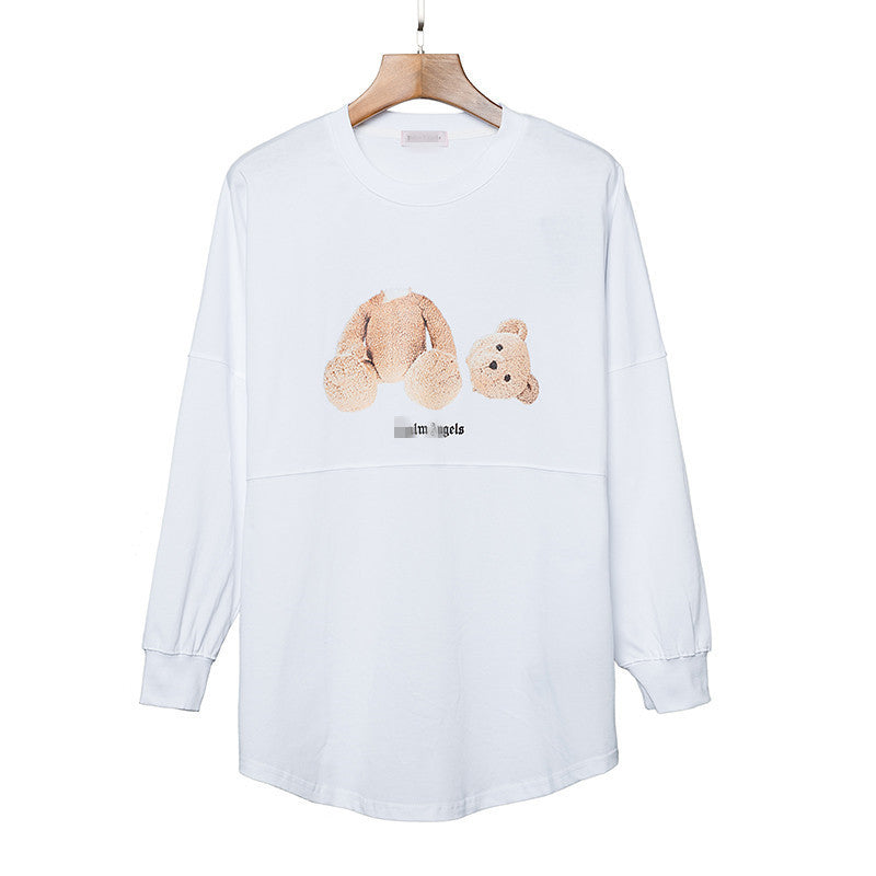 Palm Angels Sweatshirts Long Sleeve T-shirt Men and Women Loose Letter Print Top